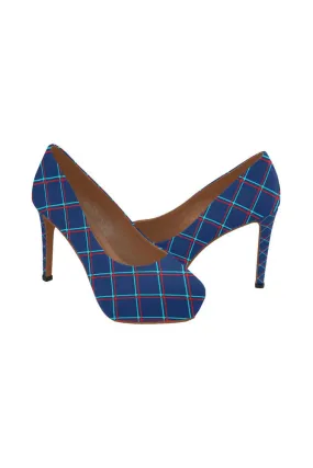 Anaglyph Plaid Women's High Heels