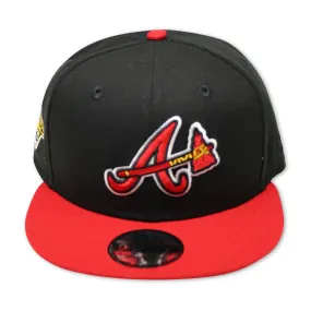 ATLANTA BRAVES (BLACK) "1995 WORLD SERIES" NEW ERA 9FIFTY SNAPBACK