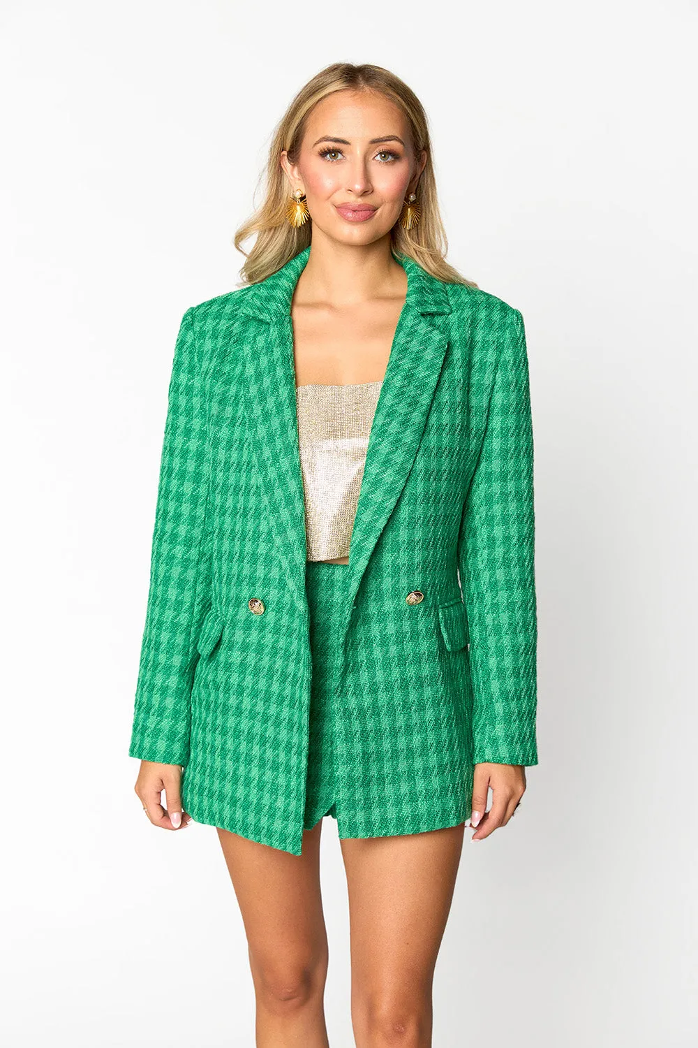 Avery Oversized Blazer - Ivy