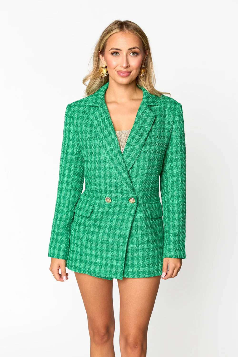 Avery Oversized Blazer - Ivy