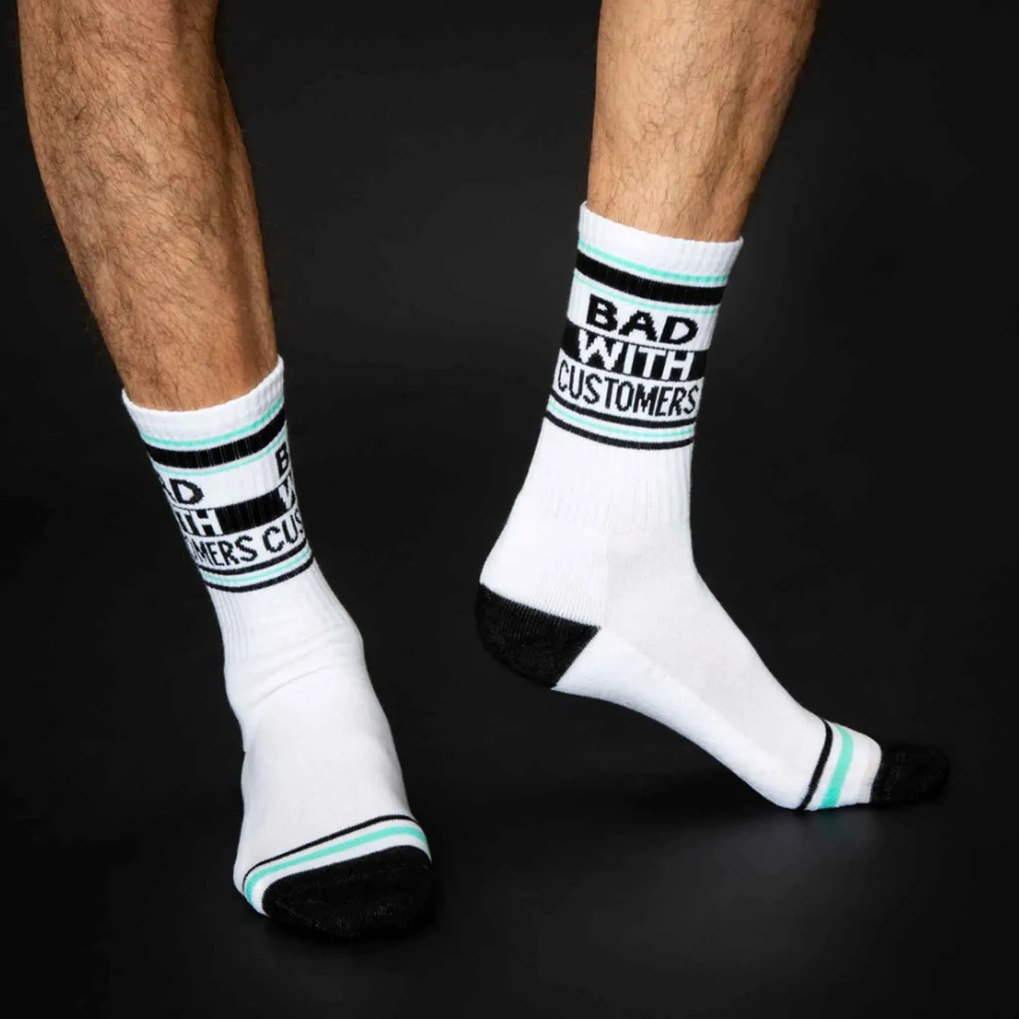 Bad with Customers Gym Socks