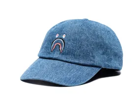 Bape Shark Denim Cap - Light Indigo