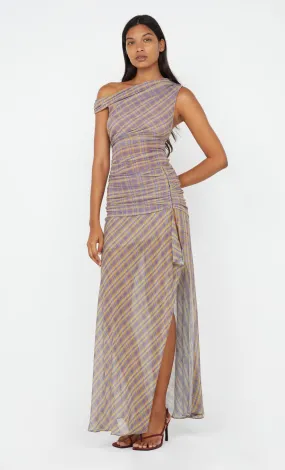 Bec   Bridge - Aurelia Aysm Dress in Violet Check