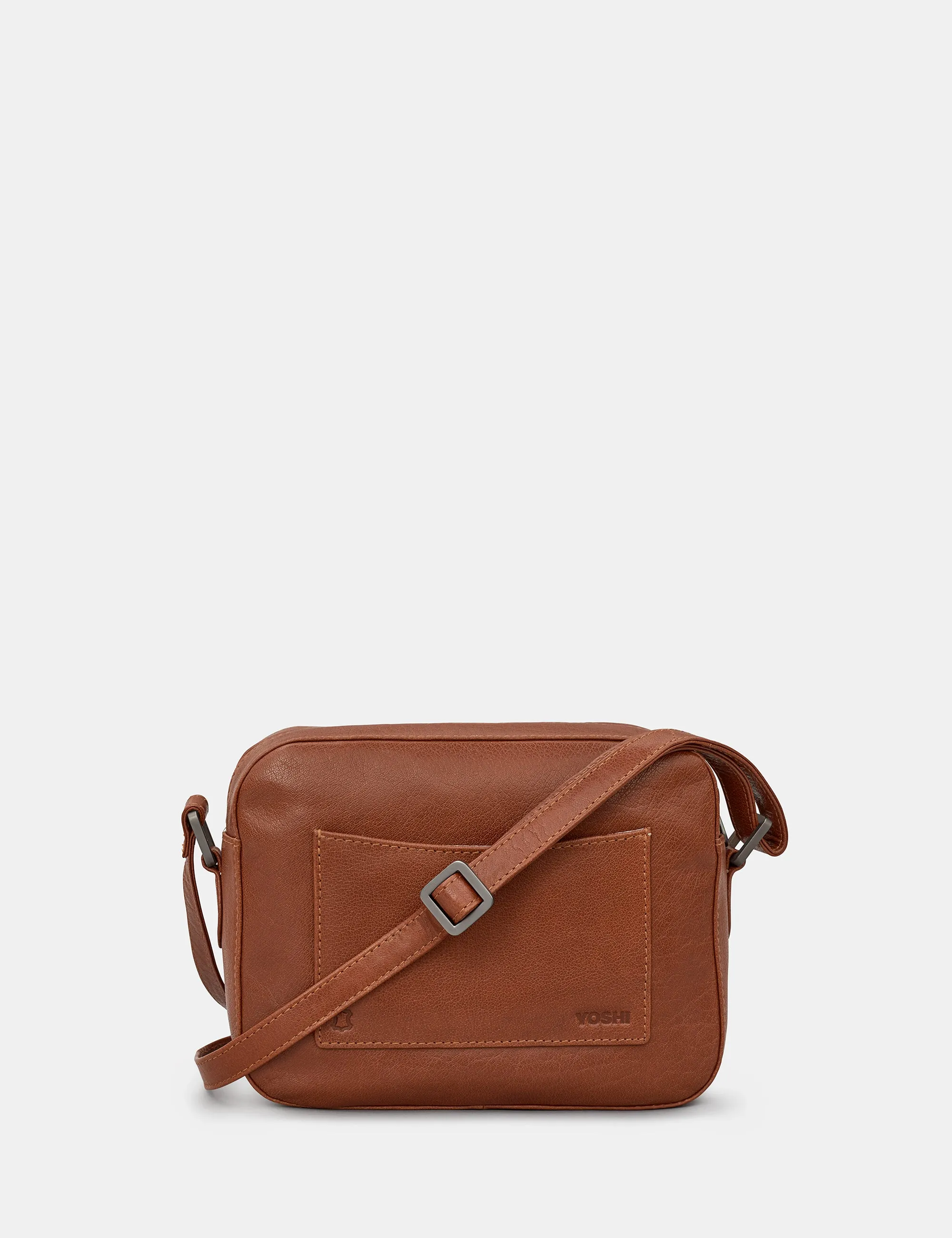 Belmont Brown Leather Camera Bag