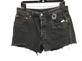 Black Denim Shorts Levis, Size 31