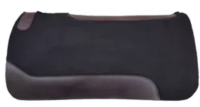 Black Felt Neoprene Bottom Saddle Pad