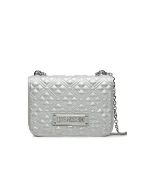 Borsa Quilted Pu - Argento