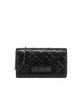 Borsa Quilted Pu - Nero Galvanica Canna di Fucile