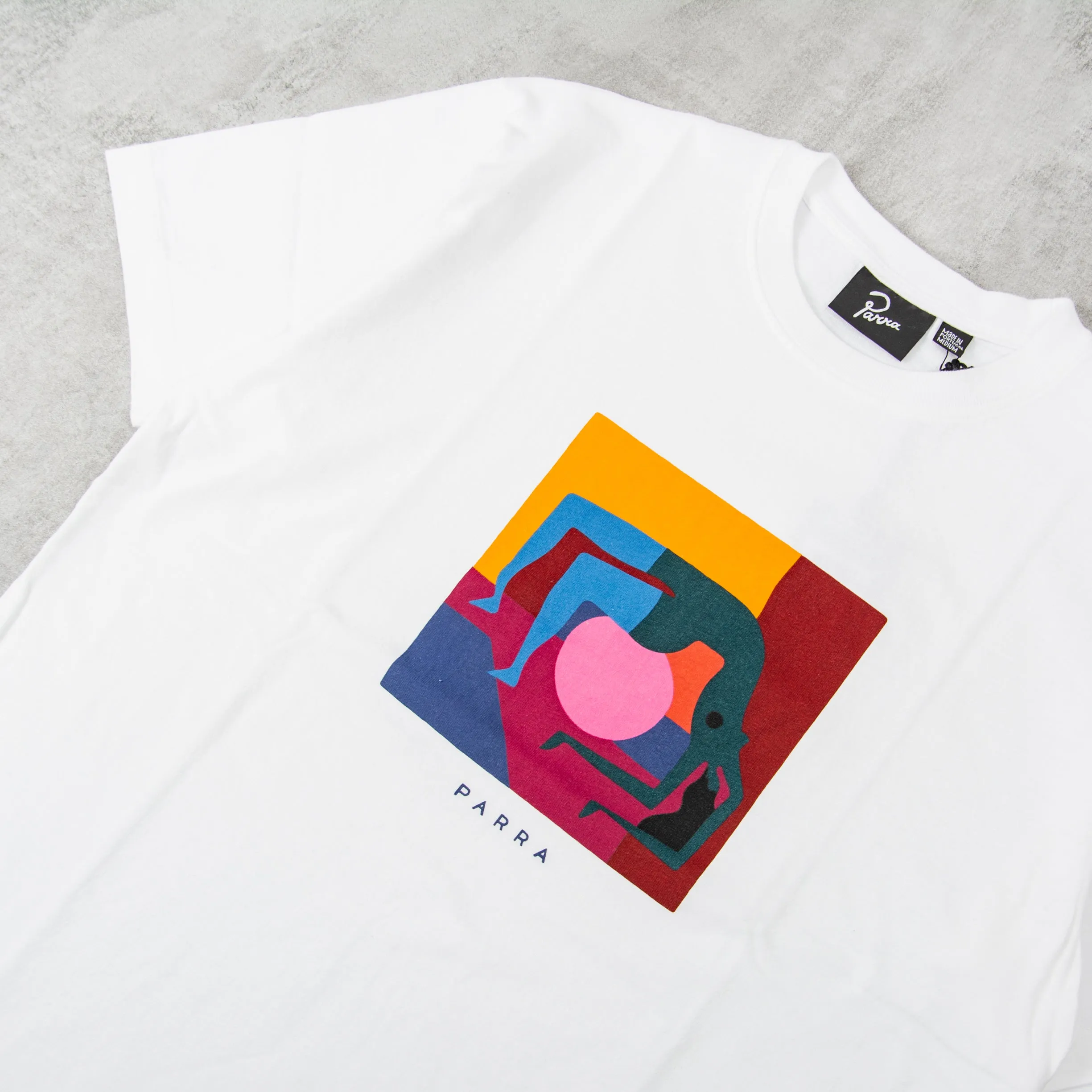 By Parra Yoga Balled T Shirt - White