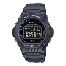 CASIO STANDARD COLLECTION MENS 50M - W-219H-8BVDF