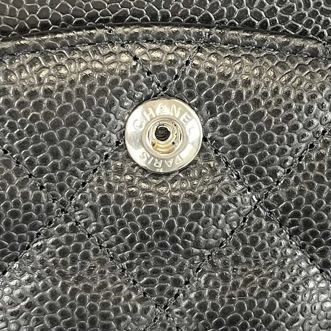 CHANEL - NEW 2021 Timeless Black Medium Double Flap Caviar Shoulder Bag