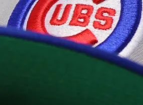 CHICAGO CUBS "ROAD" (2016 WORLD SERIES) NEW ERA 59FIFTY FITTED (GREEN UNDER VISOR)