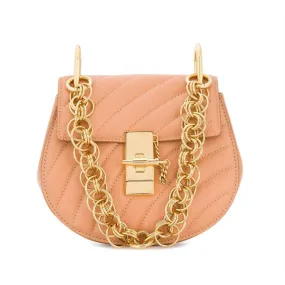 Chloé Drew Mini Bijou Purse Blushy Pink Calfskin Leather Shoulder Bag $2295