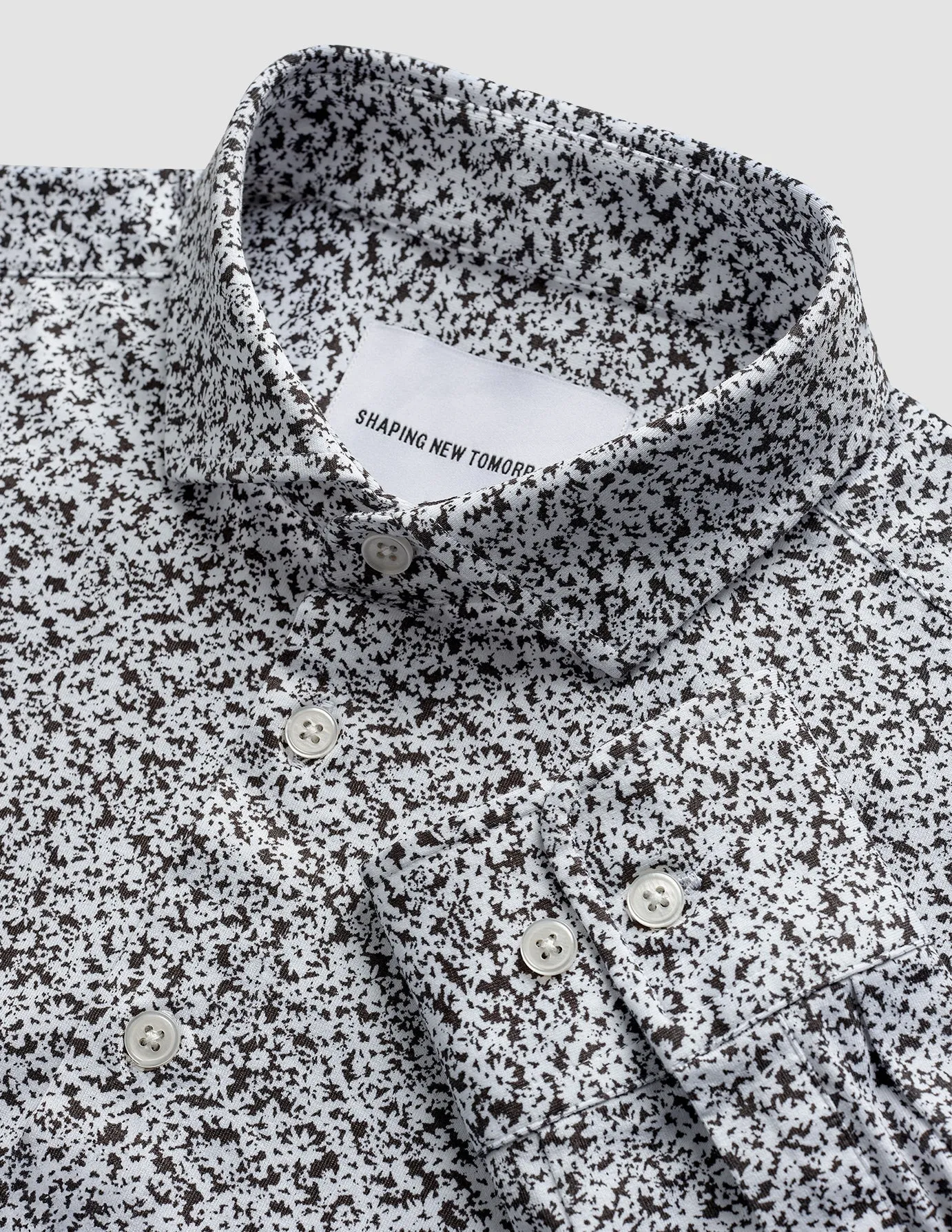 Classic Shirt Steel Flowers Slim