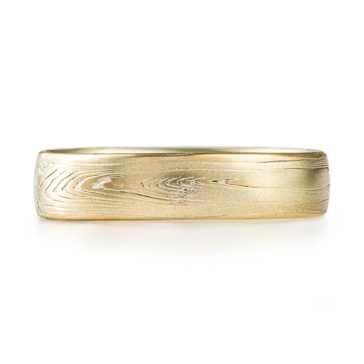 Classic Wedding Band in Vortex Pattern and Spark Palette