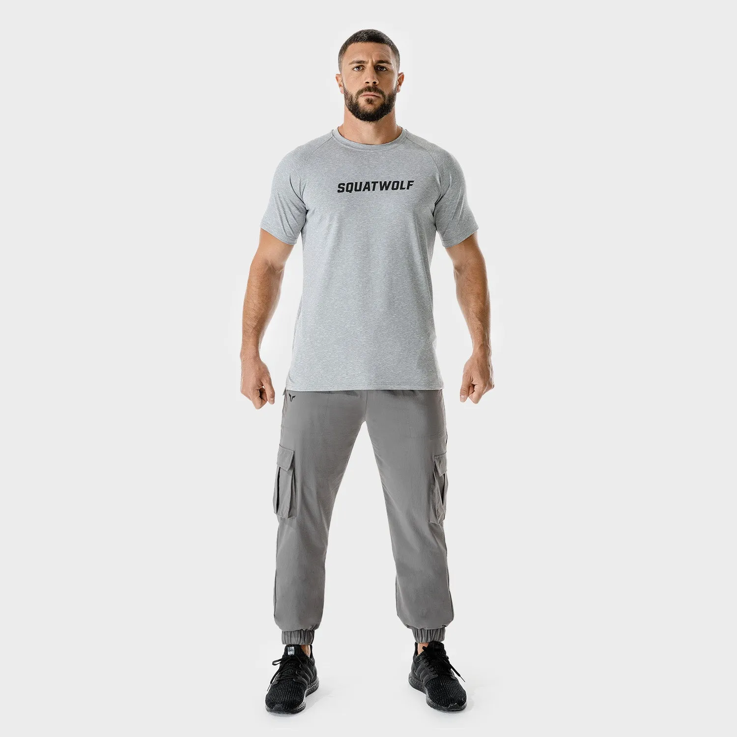 Code Logo T-shirt - Grey Marl