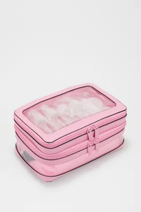 Cosmetic Case With Travel Bottles