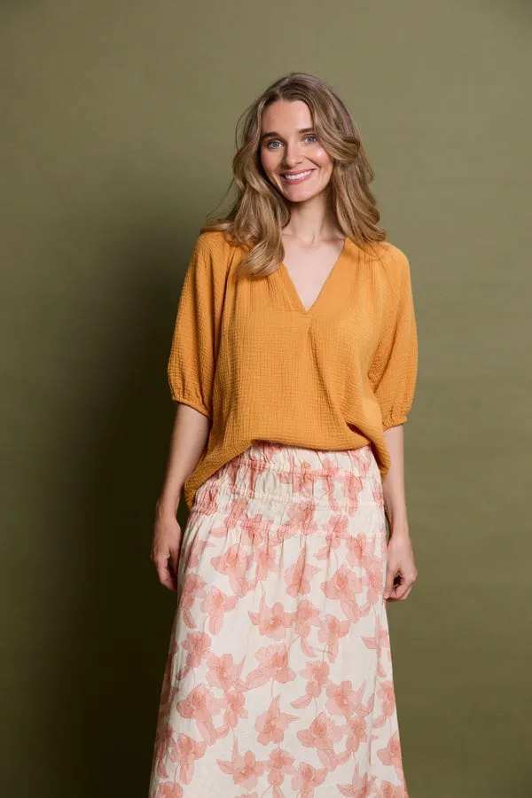 Dear Sutton Amaro Skirt - Camelia