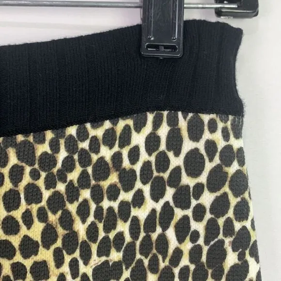 DolceandGabbana animal print stretch pencil skirt