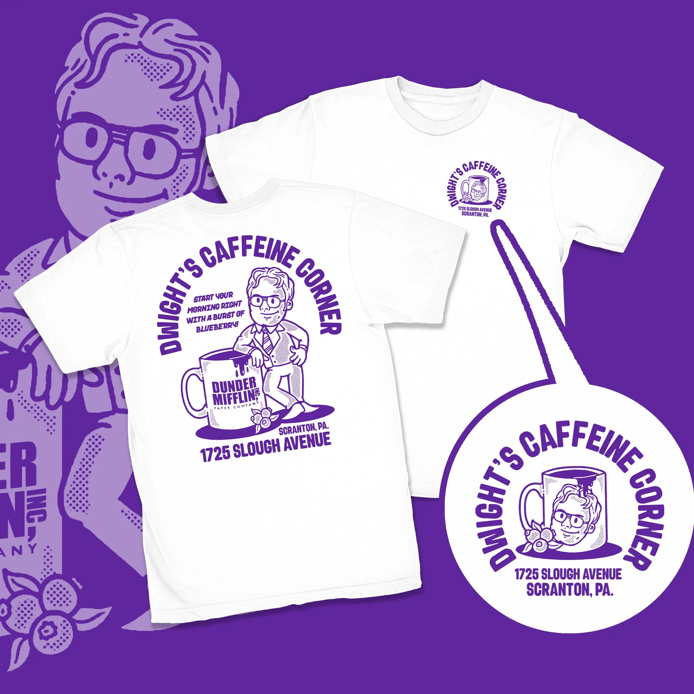 Dwight's Caffeine Corner T-Shirt