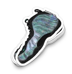 Foamposite "Abalone" Sneaker Sticker