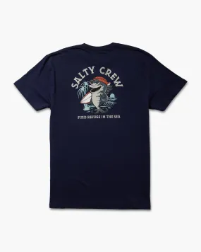 Free Surf Navy S/S Classic Tee