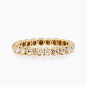 Gia Stud Bracelet / Light Silk