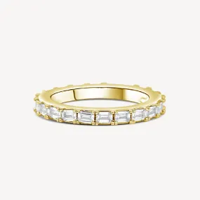 Gold Eternal Baguette Ring