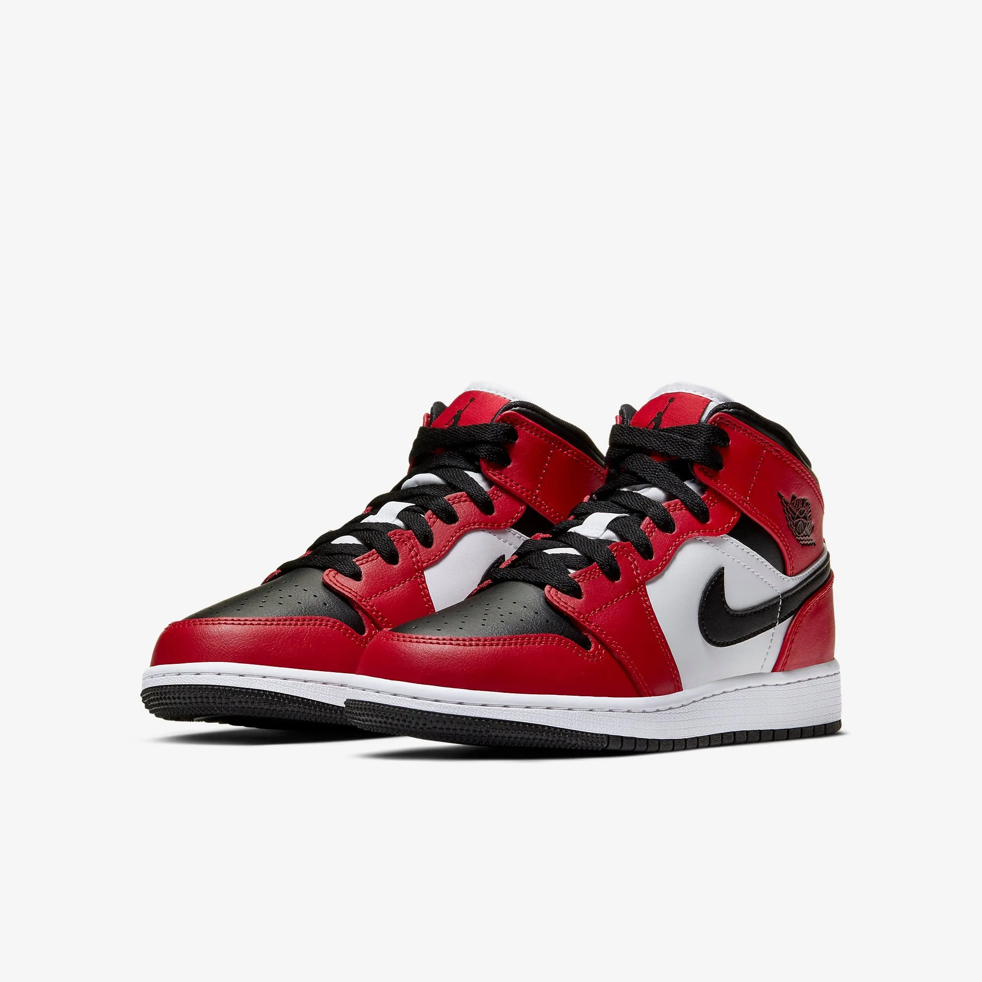 (GS) Air Jordan 1 Mid 'Chicago Black Toe' (2020) 554725-069