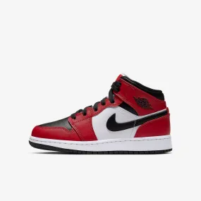 (GS) Air Jordan 1 Mid 'Chicago Black Toe' (2020) 554725-069