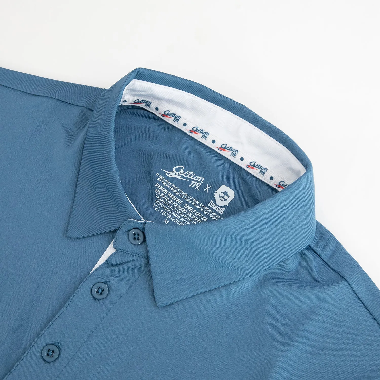 Jerry Garcia | Performance Polo | Sky Blue