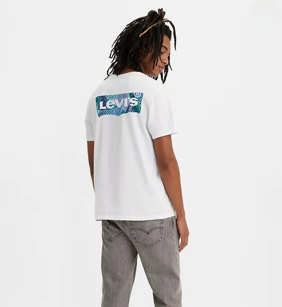 Levi's Short sleeve T-shirt with Classic graphics 22491-1195 white 