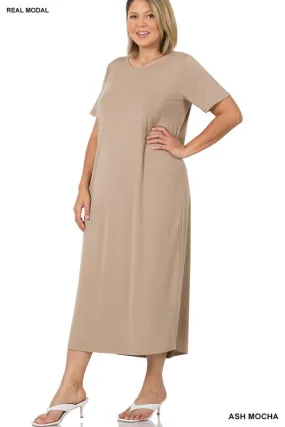 Lina “Wear it Everywhere" Dress-Ash Mocha