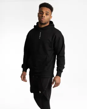 Lineal Oversized Hoodie - Black