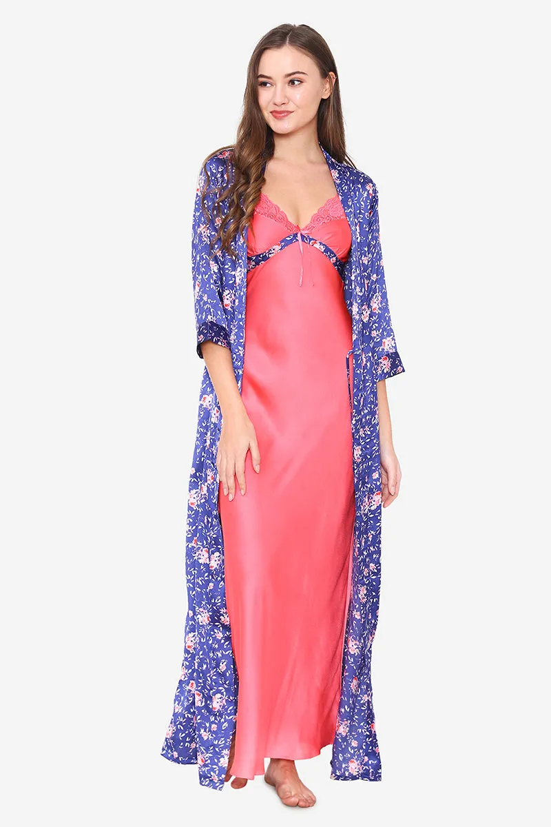 Long Nighty & Robe Nightgown set