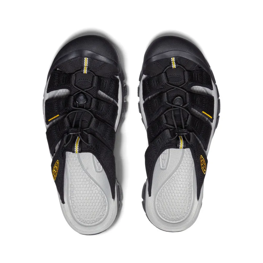 Men's Newport Slide  |  Black/KEEN Yellow