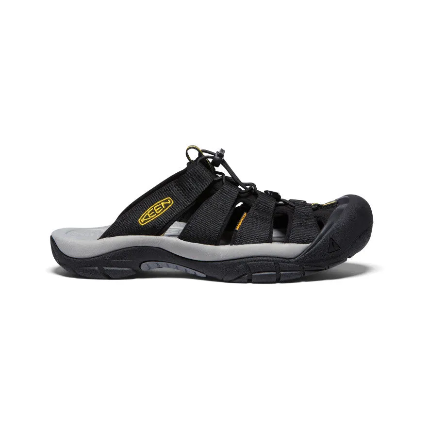 Men's Newport Slide  |  Black/KEEN Yellow