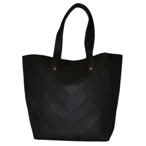 MIMOSA- Womens Laser Cut Vegan Tote Bag