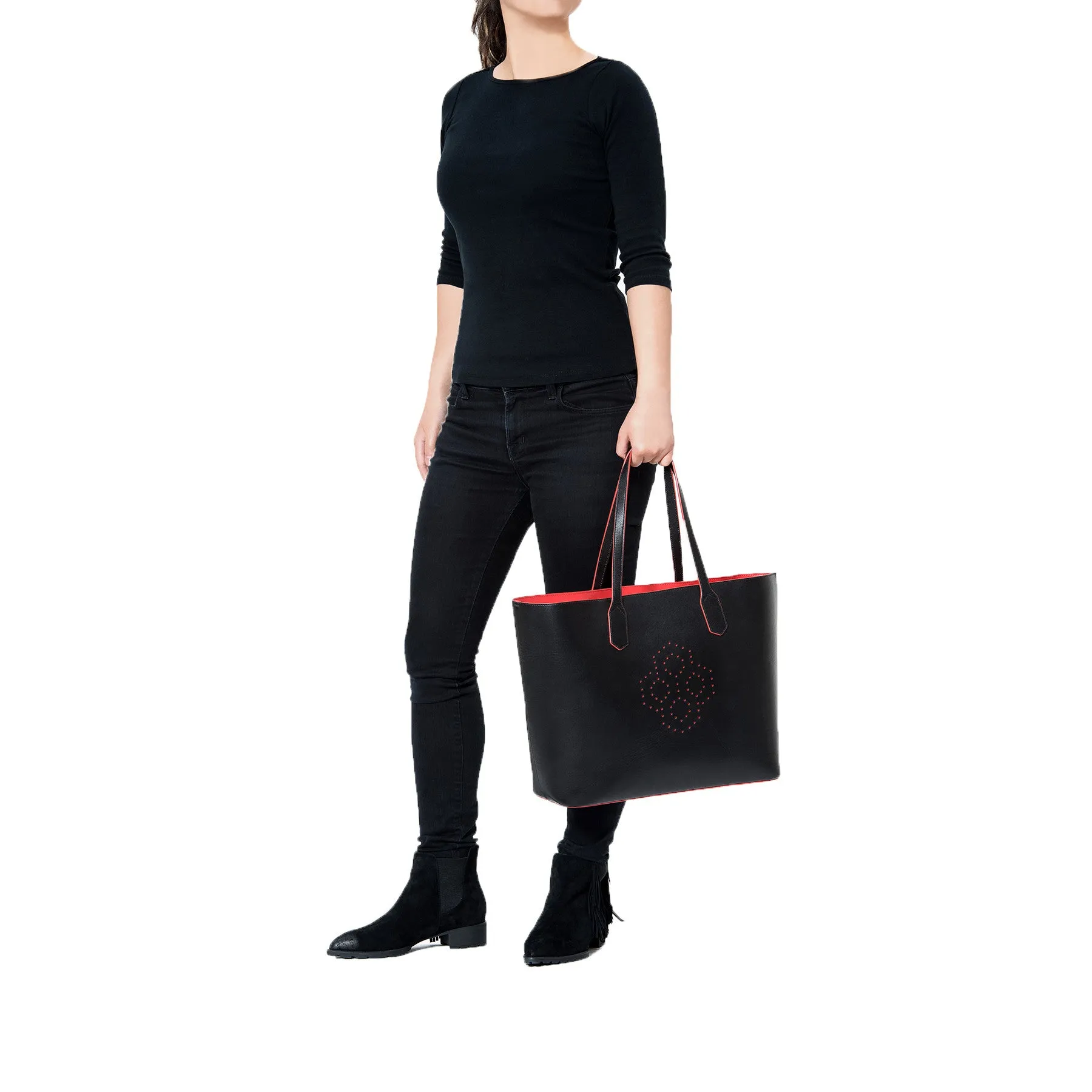 Monogram Tote - Black