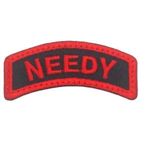 NEEDY TAB - BLACK RED