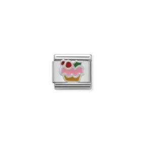 Nomination LINK COMPOSABLE CLASSIC CUPCAKE DI NATALE 330204/10