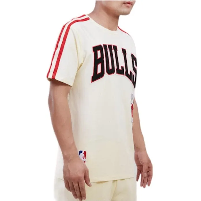 Pro Standard Chicago Bulls Retro Classic Striped Tee (Eggshell/Black) BCB156010