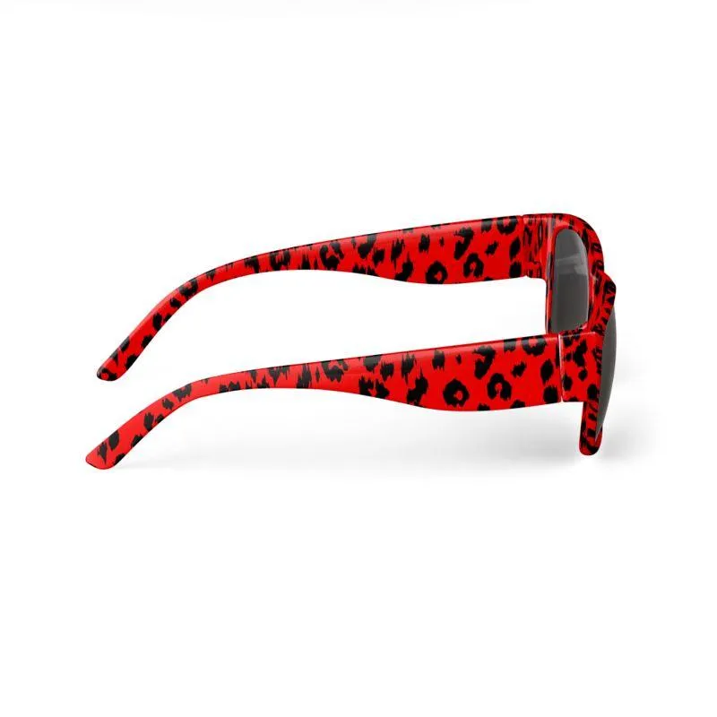 Red Leopard Sunglasses