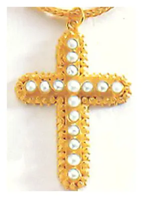 Salisbury Pearl Cross Necklace