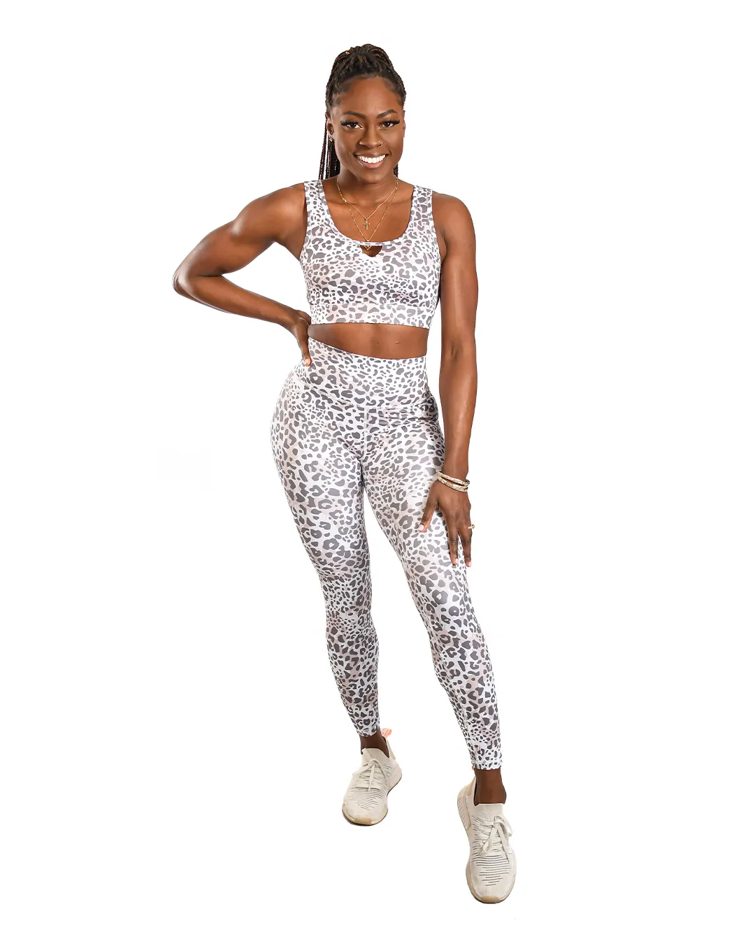 Savannah Leopard Sports Bra