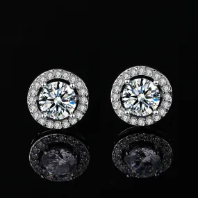 Special Sale | Classic 4 Prong/Round Moissanite Stud Earrings