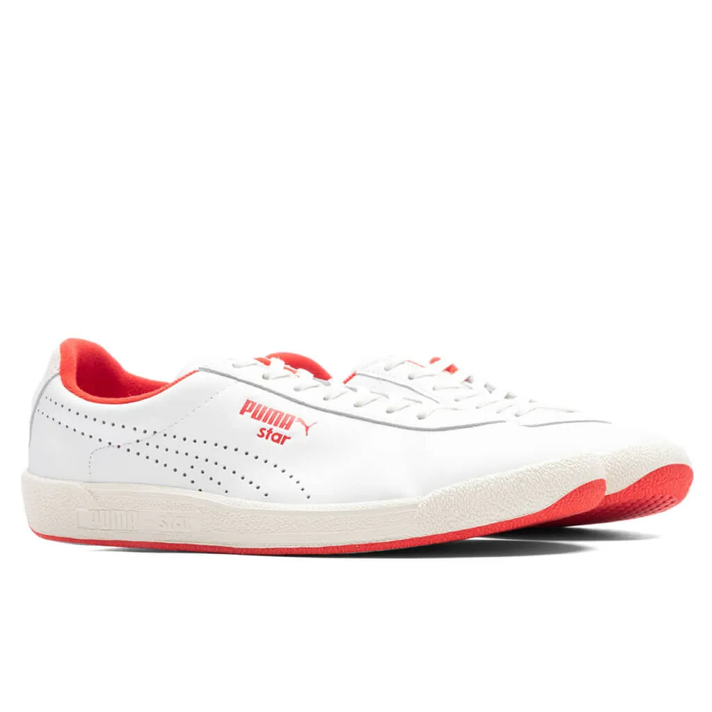 Star Strawberries & Cream - White/Red