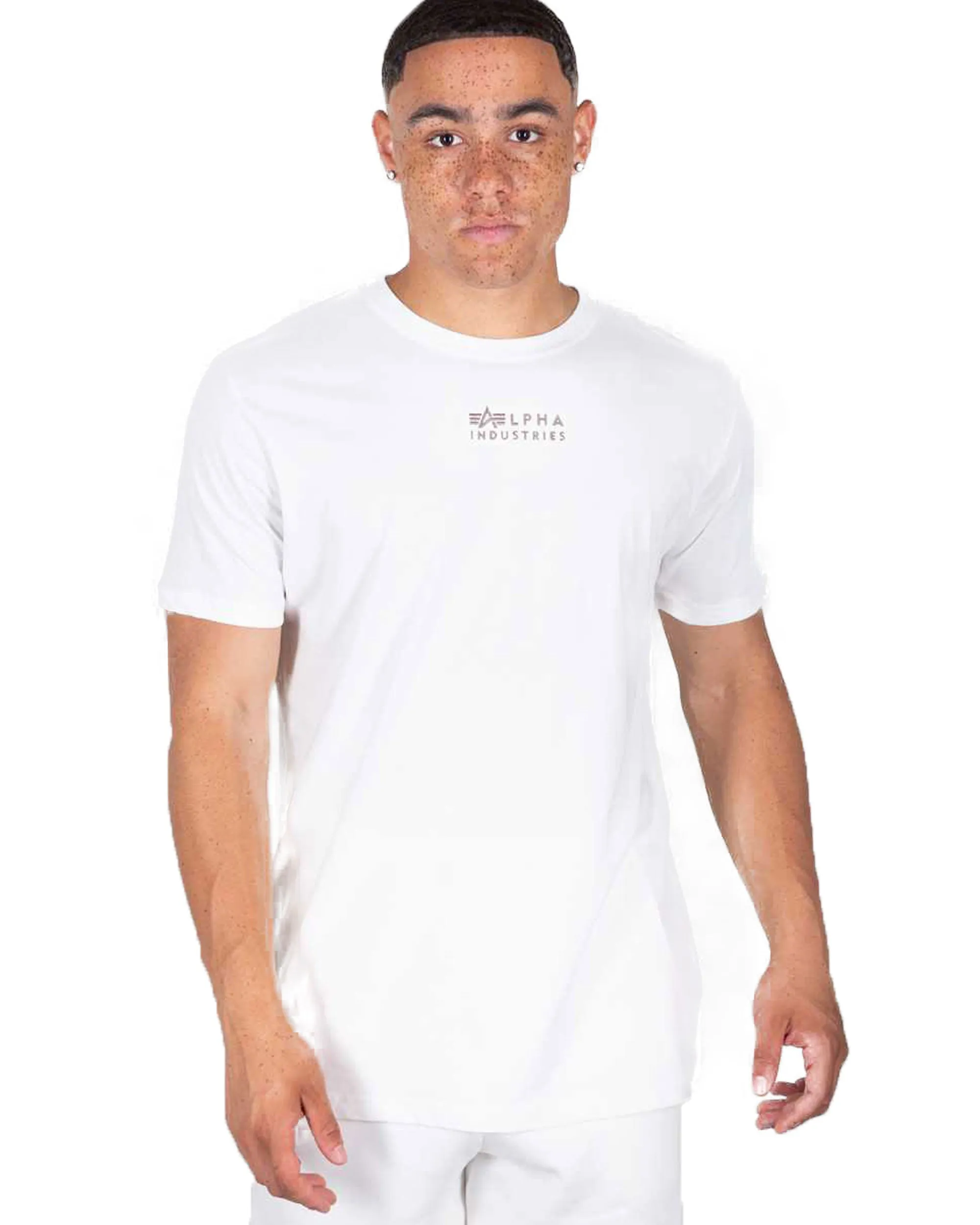 T-Shirt Uomo Alpha Industries Organic White