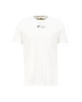 T-Shirt Uomo Alpha Industries Organic White