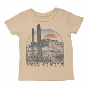 Tiny Whales Free To Roam Wheat S/S Tee